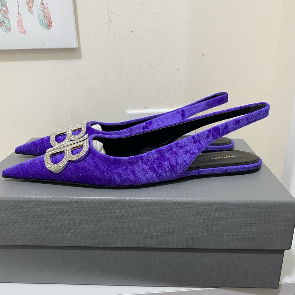 Balenciaga BB slingback flats - Picture 6 of 13